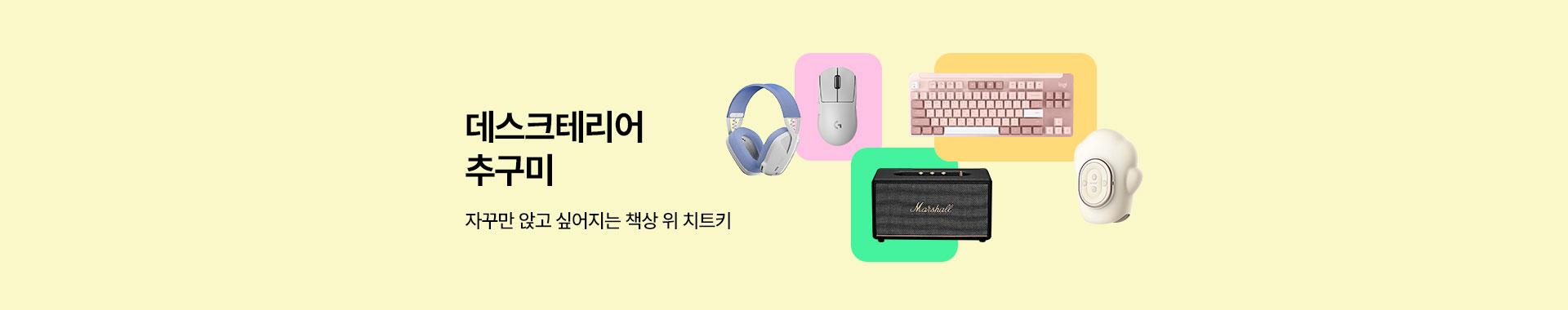 데스크테리어 추구미