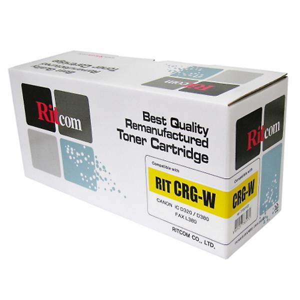 [단종] Ritcom 리트컴 Cartridge W 캐논 모노 Cartridge W 호환/재생토너 3,500매 FAX 레이저 L380 L380S L380SK 캐논 기타 iCD320