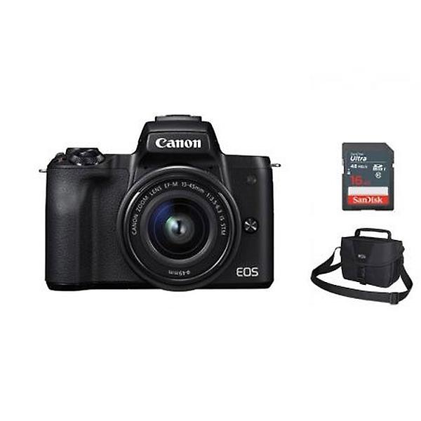 [캐논/EOS-M50(BK)] 미러리스 본체+15-45mm IS STM 블랙색상