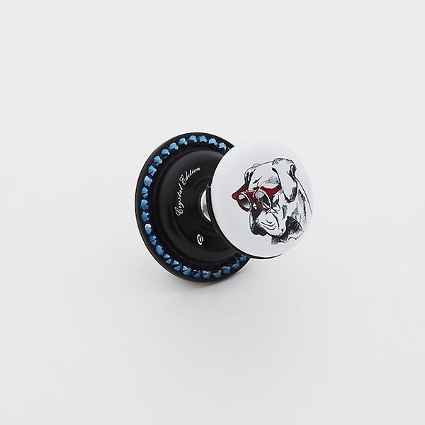 [지미스튜디오디자인/FBXS] 지미스튜디오디자인 핑거볼 셔터 크리스탈 블루투스 리모컨 핸드폰거치대