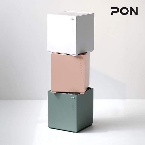 [PON/PH-5000] 폰 자연기화식 에어워셔 대용량 큐브 가습기 PH-5000(모스그레이) / 공간을 채우는 디자인