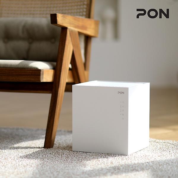 [PON/PH-5000] 폰 자연기화식 에어워셔 대용량 큐브 가습기 PH-5000(모스그레이) / 공간을 채우는 디자인