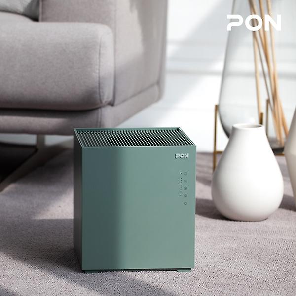 [PON/PH-5000] 폰 자연기화식 에어워셔 대용량 큐브 가습기 PH-5000(모스그레이) / 공간을 채우는 디자인