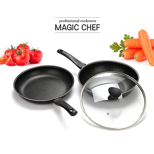 [(주)뉴썬 인더스트리/NM-2828] IH마블코팅후라이팬 3P세트 NM-2828