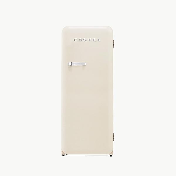 [코스텔/CRS-281HAIV] 모던 레트로 냉장고 281L 아이보리