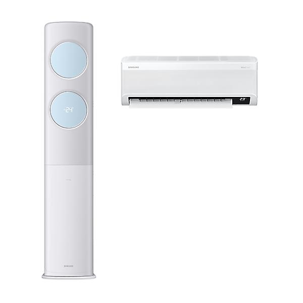 [삼성전자/AF17A7974BZRS] (일반배관)BESPOKE 무풍클래식 17+6평형 화이트/새틴 스카이 블루/렌탈