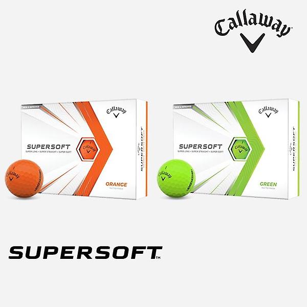 [캘러웨이/슈퍼소프트] [캘러웨이코리아정품]2021 캘러웨이 슈퍼소프트(SUPERSOFT) 골프볼 모음[2피스/1더즌][6COLORS]