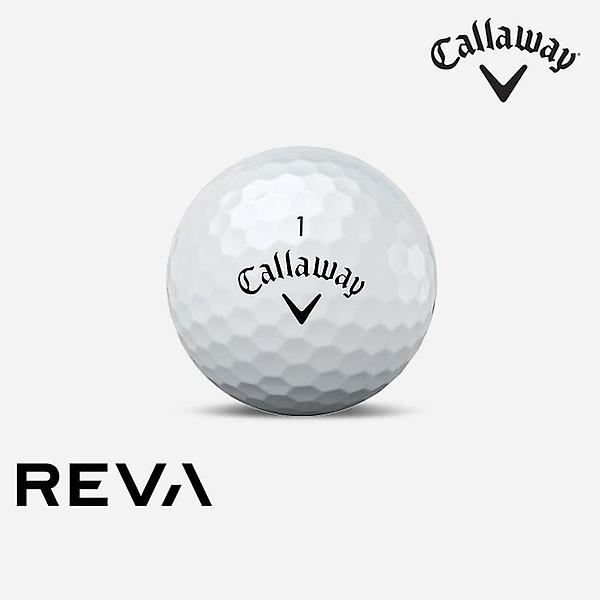 [캘러웨이/캘러웨이 레바] [캘러웨이코리아정품]2021 캘러웨이 레바(REVA) 골프볼/골프공[여성용/2피스/12알][화이트펄]