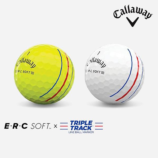 [캘러웨이/ERC 소프트 트리플 트랙] 2021 캘러웨이 ERC 소프트 트리플 트랙(ERC SOFT TRIPLE TRACK) 골프볼+볼마커[3피...