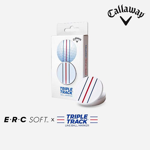 [캘러웨이/ERC 소프트 트리플 트랙] 2021 캘러웨이 ERC 소프트 트리플 트랙(ERC SOFT TRIPLE TRACK) 골프볼+볼마커[3피...