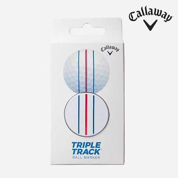 [캘러웨이/트리플트랙 라인] [캘러웨이코리아정품]2021 캘러웨이 트리플트랙 라인(TRIPLE TRACK LINE) 볼마커[화이트][남녀공용]