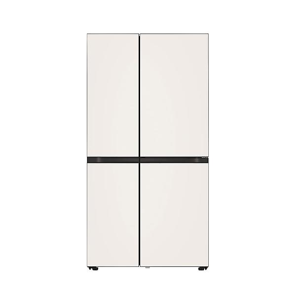 [LG전자/S834BB20] 디오스 냉장고 매직스페이스 오브제컬렉션 글라스 베이지 832L
