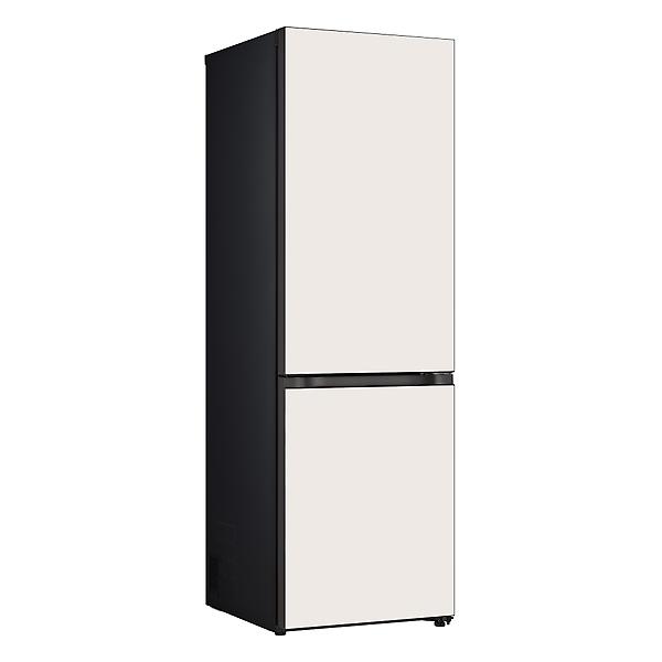 [LG전자/Q342GBB153] 모던엣지 냉장고 오브제컬렉션 글라스 베이지 344L