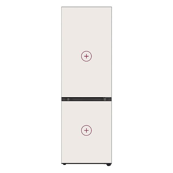 [LG전자/Q342AAA153] 모던엣지 냉장고 오브제컬렉션 344L 조합형 도어포함
