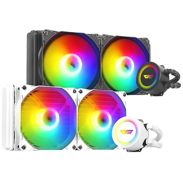 [다크플래쉬/AURA-DA240-WH] darkFlash AURA DA-240 RGB (화이트)