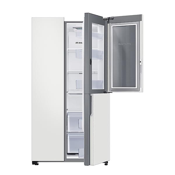[삼성전자/RS84B5080CW] [렌탈] 양문형 냉장고 1등급 푸드쇼케이스 코타 화이트