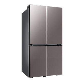 비스포크 냉장고 4도어 875L 조합형 도어포함 메탈 글라스