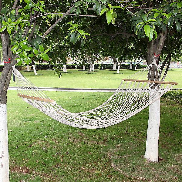  그물 침대 해먹(290x80cm) / 캠핑용 그물침대