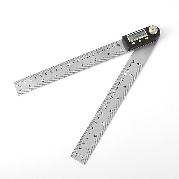  360도 디지털 각도기(20cm)/목공용 스틸자 각도측정기