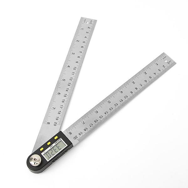  360도 디지털 각도기(20cm)/목공용 스틸자 각도측정기
