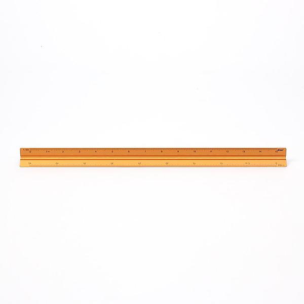  알루미늄 삼각 스케일자(30cm) (브론즈) 제도 저배율