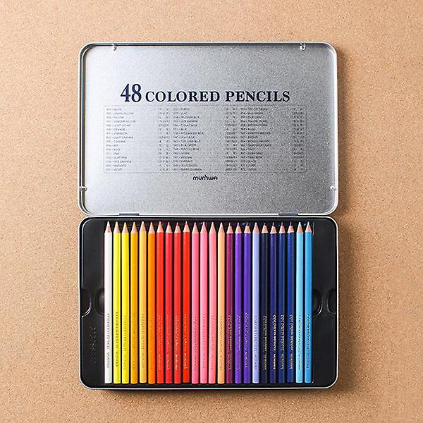 [도매토피아/문화 48색 색연필 전문가용] 문화 48색 색연필 전문가용 선물용 미술용품