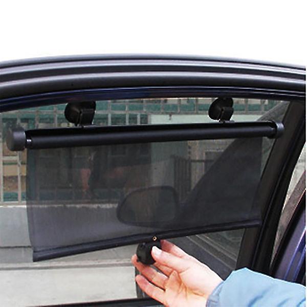 [도매토피아/차량용햇빛가리개(좌우창문용)] 차량용햇빛가리개(좌우창문용)/2P 원터치 썬블라인드