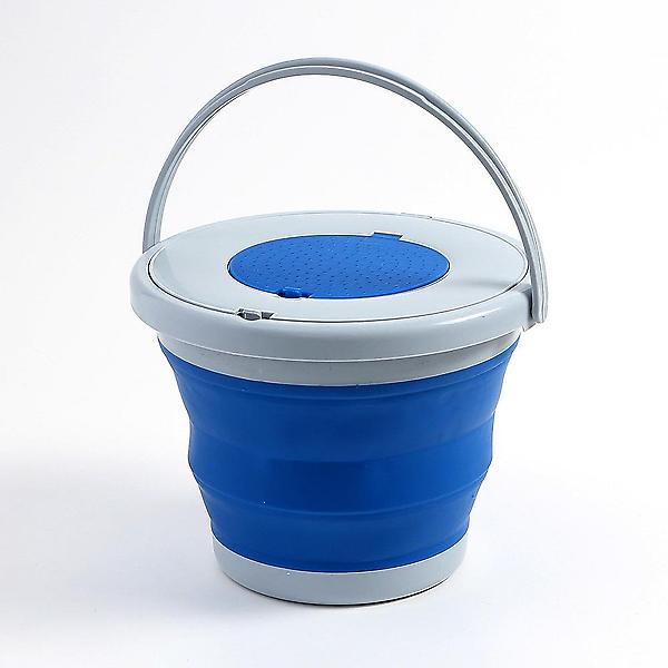 [도매토피아/워터풀 접이식 버킷(5L) ] 워터풀 접이식 버킷(5L) (블루) 캠핑 낚시 세차물통