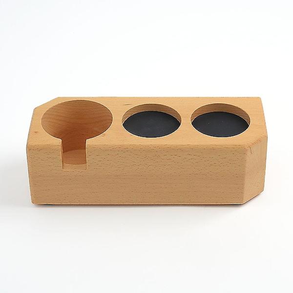  바리스타 우드 탬퍼받침대 커피 포터필터 거치대 58mm