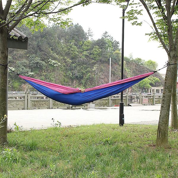 [도매토피아/TREE-00001] 플라잉 초경량 캠핑 해먹(핑크블루) 야외 해먹침대