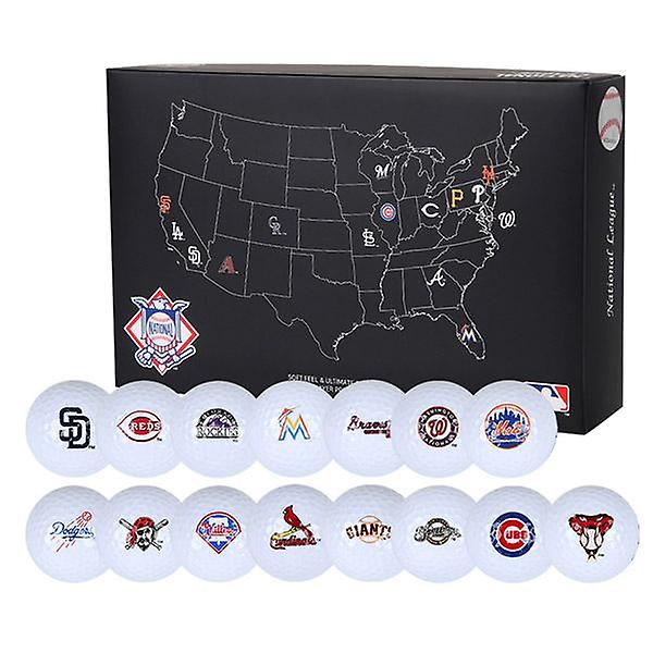  MLB골프 NEW 내셔널리그 구단 2피스화이트 15구골프공