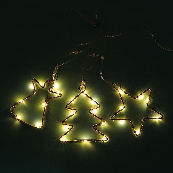 [도매토피아/LED 천사 트리 별 장식전] LED 천사 트리 별 장식전구(10cm) 크리스마스 LED전구