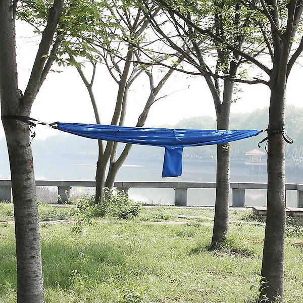 [도매토피아/TREE-00001] 공중쉘터 캠핑 모기장 해먹(블루) 경량 해먹침대