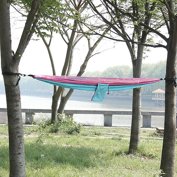 [도매토피아/TREE-00001] 공중쉘터 캠핑 모기장 해먹(핑크 스카이) 해먹침대