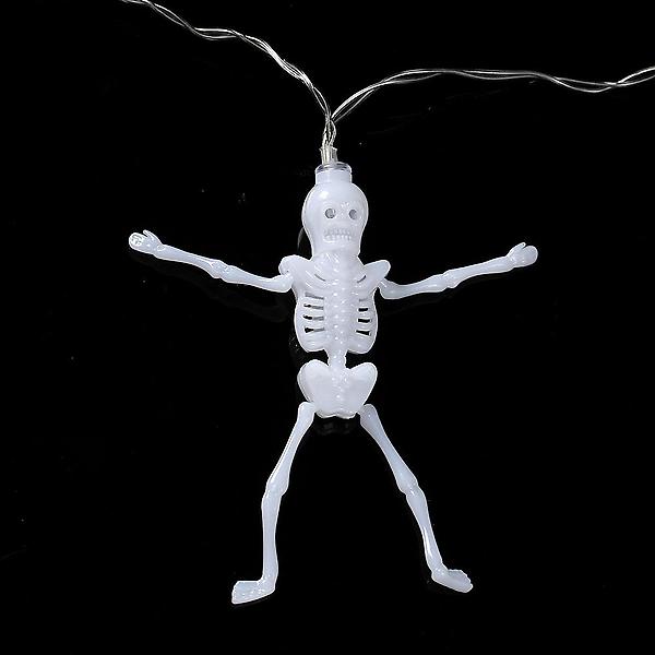 [도매토피아/TREE-00003] 10구 할로윈 뼈다귀 와이어 전구(1.5M) 할로윈조명