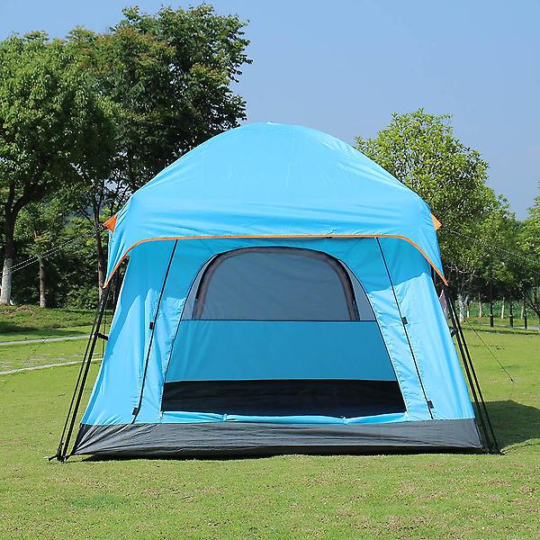 [도매토피아/TREE-00001] 패밀리캠핑 거실형 텐트 투룸 대형 리빙쉘 스카이