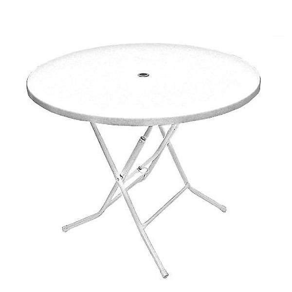 [도매토피아/원형 접이식 테이블(80cm] 원형 접이식 테이블(80cmx72cm) 야외용 파라솔테이블