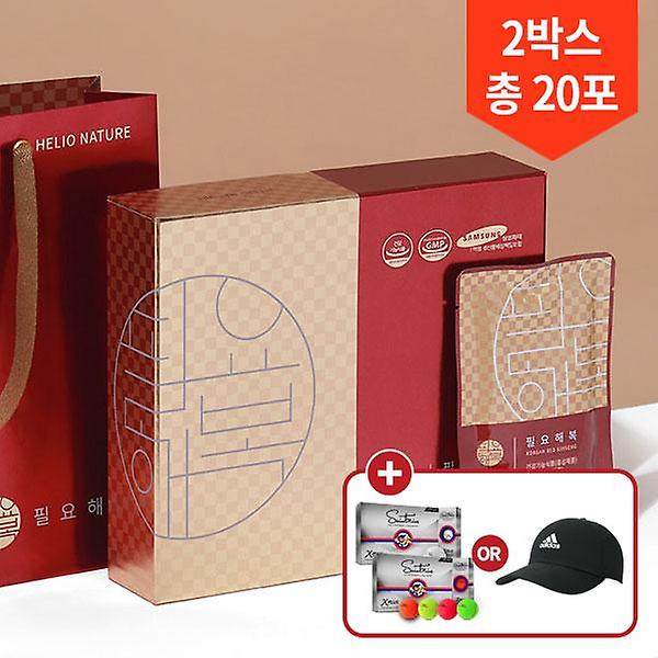  필요해복 피로개선 면역력 증진에 도움주는 홍삼농축액 /80ml 10포 2박스 /용품 2종 택1