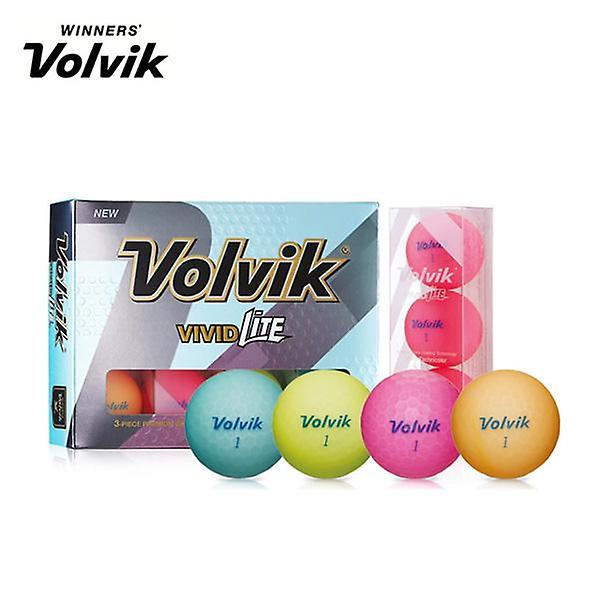  볼빅 비비드 라이트 4컬러 3피스 골프공