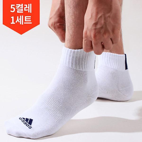 5켤레 1세트/아디다스 퍼포먼스 스포츠 양말