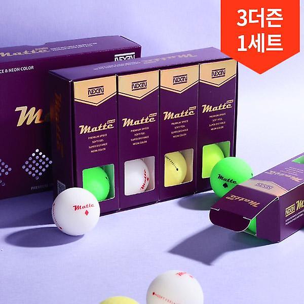  3더즌 총36구/넥센 뉴 매트 슈퍼 디스턴스 프리미엄 소프트 3피스 골프공
