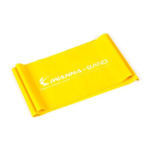[아이워너/고탄력0] 고탄력0.35mm 라텍스밴드(노랑)풀업밴드 스트레칭밴드