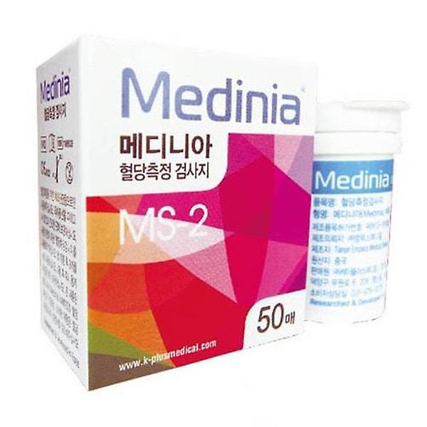 [메디니아/OPMDK001] 메디니아 혈당시험지 50개입 혈당측정지 스트립 당뇨관리
