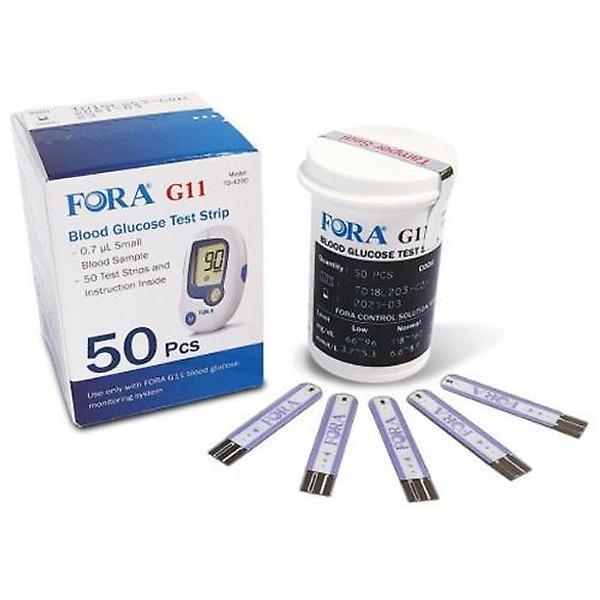 [FORA /OPMDK001] 포라 G11 혈당시험지 50매 당뇨 측정 스트립