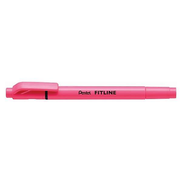 [오피스큐/OQ-00001] 펜텔 피트라인 형광펜 1 5~3 5mm 핑크