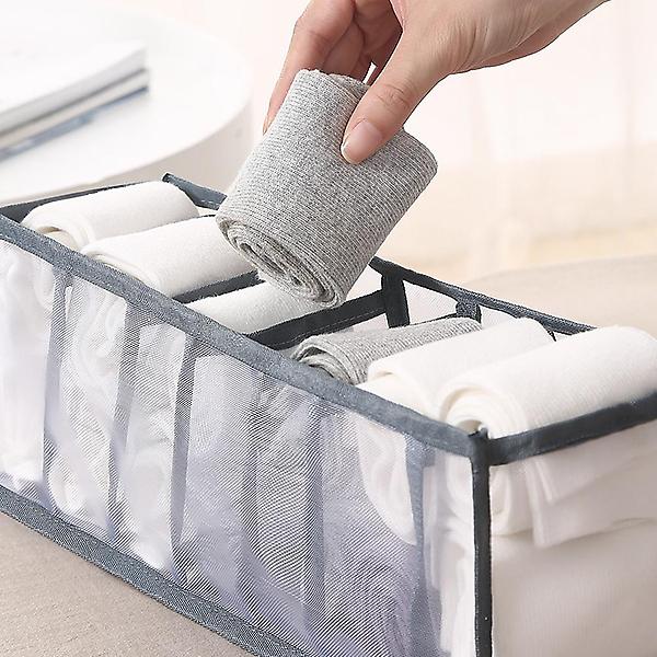  칸칸수납 양말 속옷 정리함(7칸) 서랍파티션 수납함