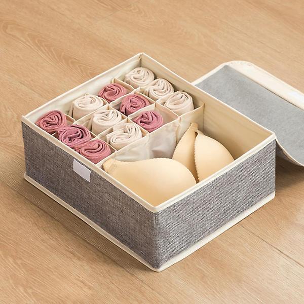  클린 덮개형 속옷정리함(13칸) 팬티 양말 수납함