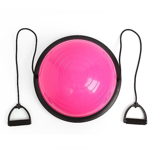 [도매토피아/홈트레이닝 줄무늬 밸런스볼(] 홈트레이닝 줄무늬 밸런스볼(핑크) / 다이어트 짐볼