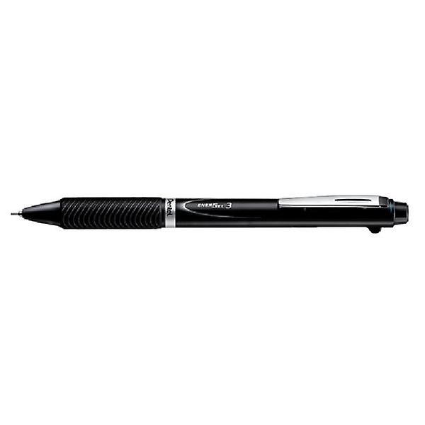 [오피스큐/에너겔 3색 흑청적 볼펜 0] 에너겔 3색 흑청적 볼펜 0.5 블랙 XBLC35A