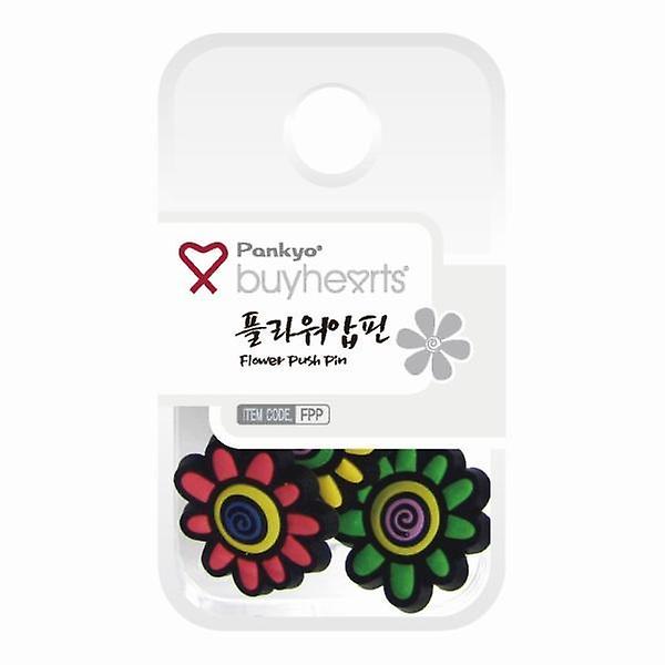 [오피스큐/OQ-00001] 바이하츠 플라워압핀 꽃 모양